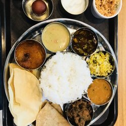 South Indian thali in Jersey City
